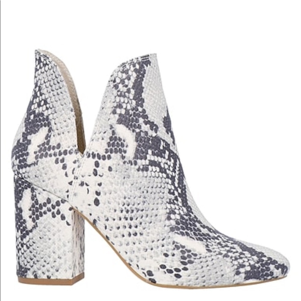 Steve Madden Snakeskin Booties